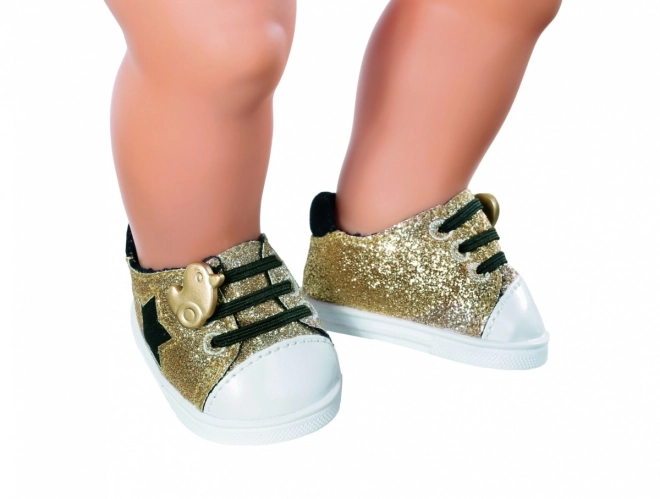 Look luminoso con glitter