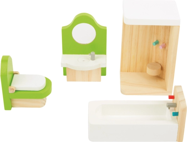 Realistic dollhouse bathroom