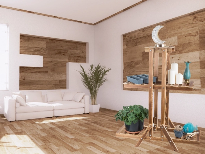 Naraven les za notranjost in teraso