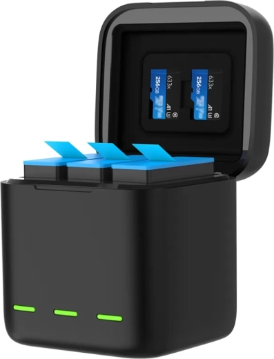 Fast charging for up to 3 batteries at once