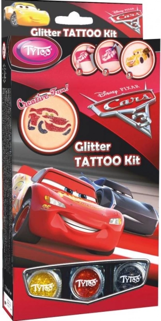 Glitter Tattoo Set - Cars