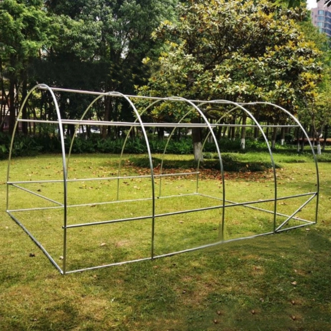 Tunnel per serre da giardino 4x2,5x2m 10m² verde