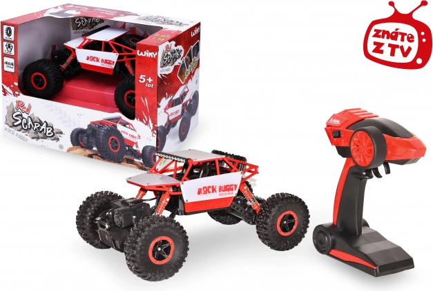 Auto Rock Buggy Červený Scarab