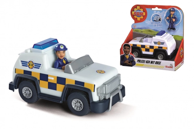 Sam, a tűzoltó - rendőrségi terepjáró 4x4 mini