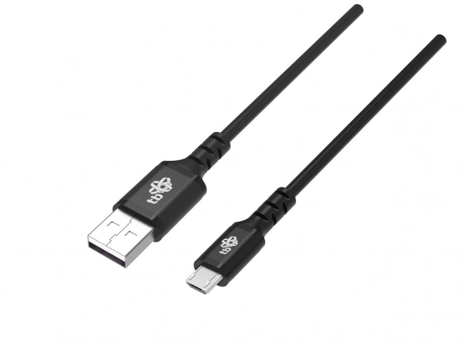 USB cable TB 1m silicone black with fast charging