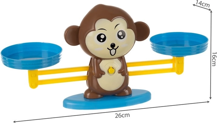 Stable monkey balance scale