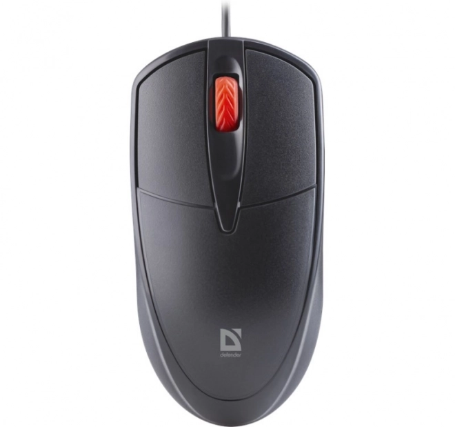 Mouse cablato Silent Click Defender Icon Nero