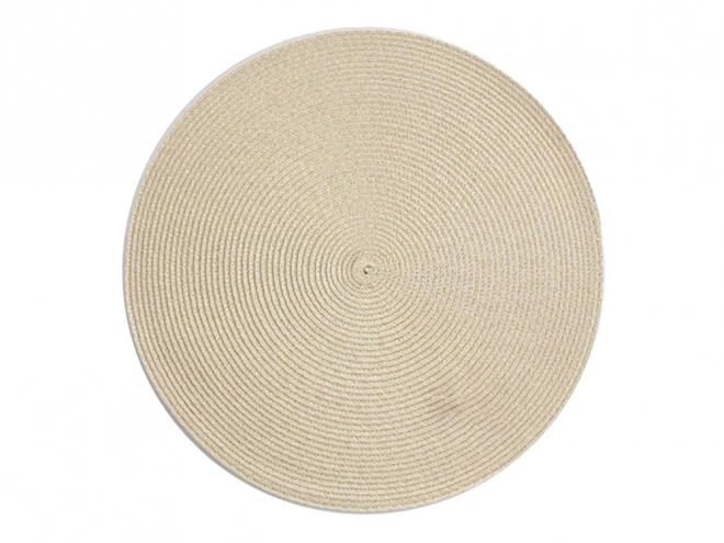 Round Woven Placemats Cream