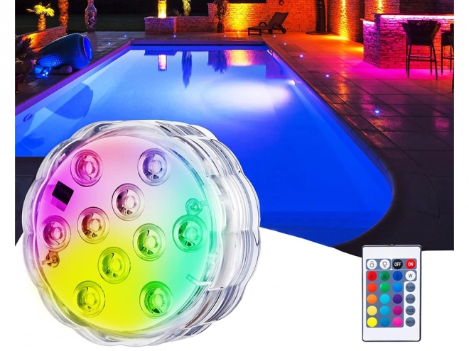 Underwater LED Light with Remote Control RGB
