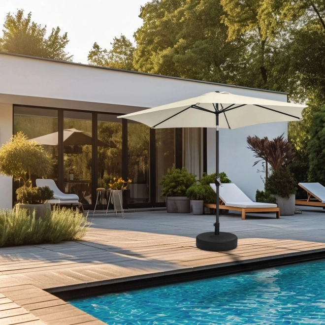 Foldable Garden Parasol Bauerkraft 210 cm Beige