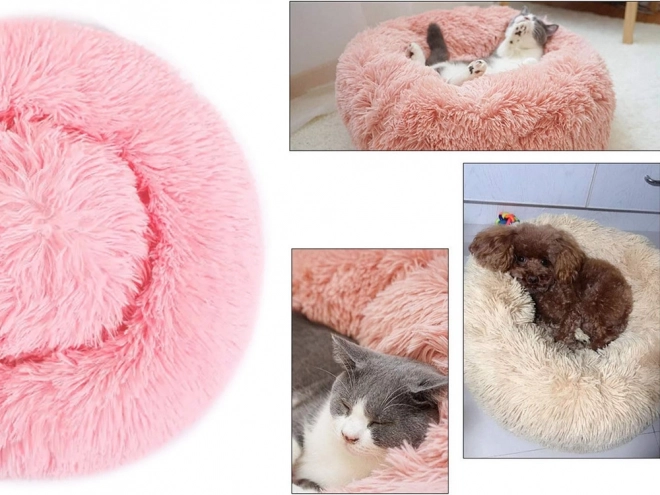 Pluchen kattenmand met zacht kussen voor op de bank 80 cm