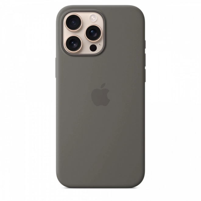 Silicone Case with MagSafe for iPhone 16 Pro Max - Mountain Gray