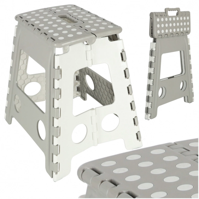 Foldable Anti-Slip Stool Light Gray