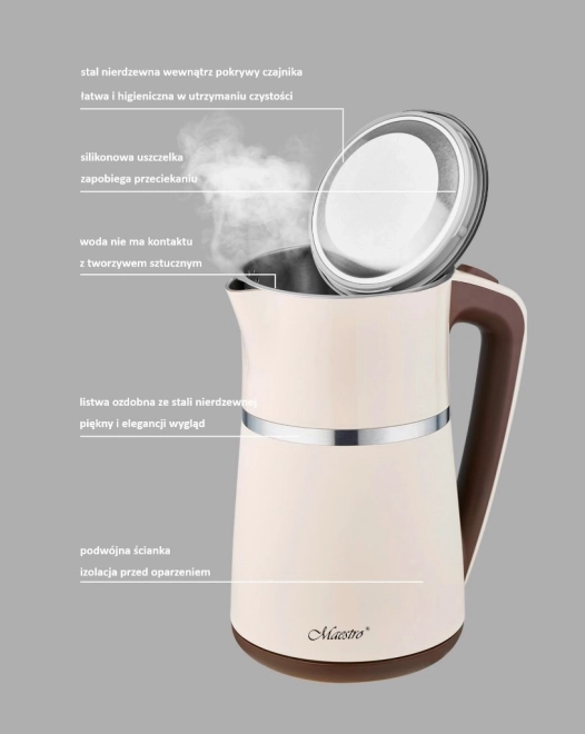 Electric Kettle Maestro Beige