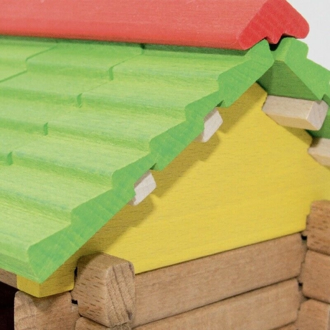 Jeujura Wooden Construction Set 100 Pieces