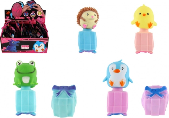 Flip silicone animal and little gift – anti-stress toy for kids