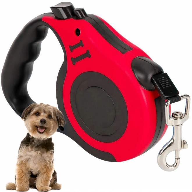 Automatisk hundesnor – Rød