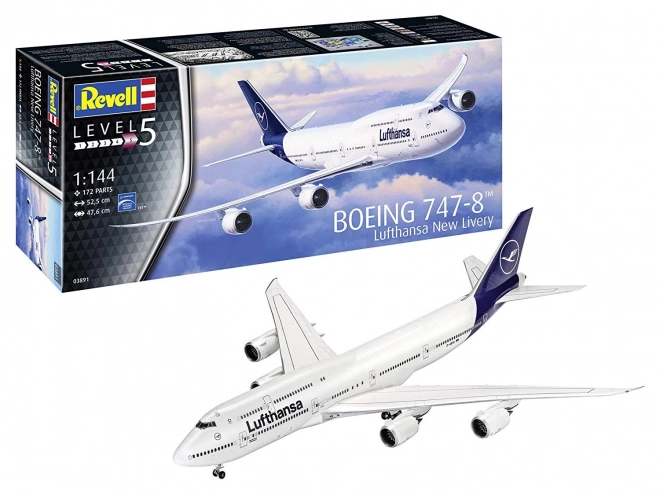 Plastic Model Boeing 747-8 Lufthansa