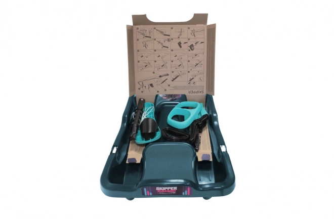 Ice Blue Steering Sled Skipper – Blue