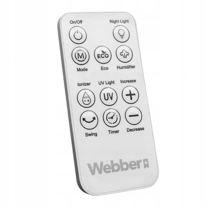 WEBBER WB1820 ventilatore senza pale bianco con umidificatore