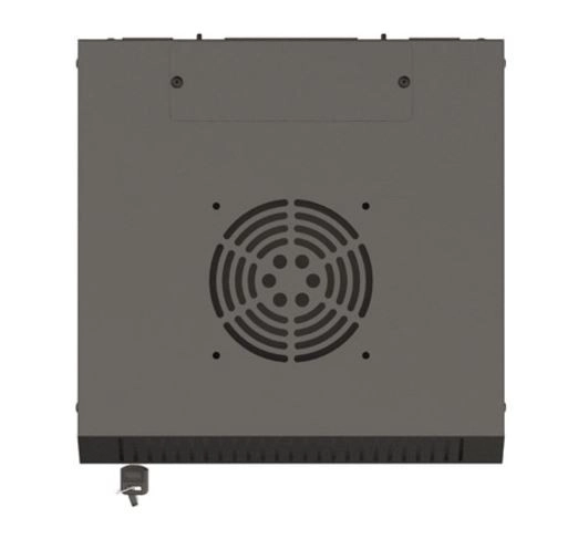 Wall-mounted server cabinet 10 inch 6U black