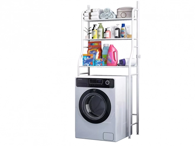 Over-the-Washer Bathroom Shelf with Laundry Stand