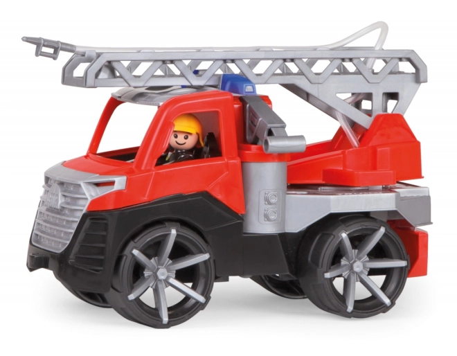 Cab with active figure and anti-tipping lock