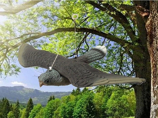 Bird and Rodent Repellent Hawk Figurine