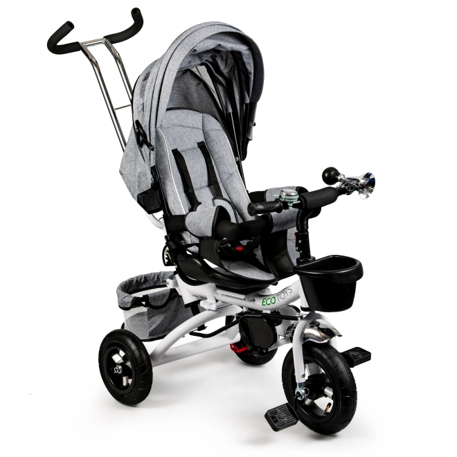 360° Swivel Tricycle Grey Delux with Canopy