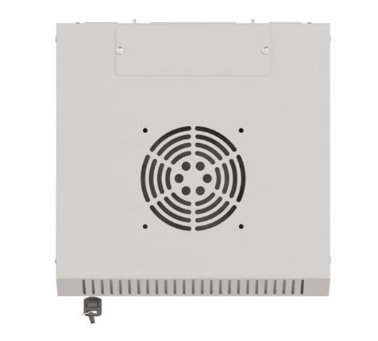 Wall-mounted rack cabinet 10 inch 6U gray
