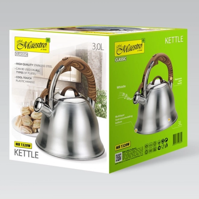 Bollitore con fischietto 3l