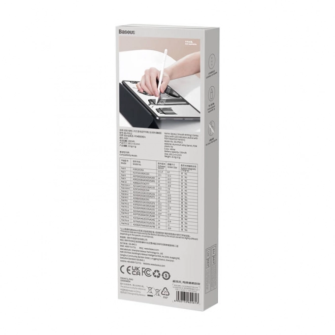 Stylus bianco Baseus con LED per scrittura fluida