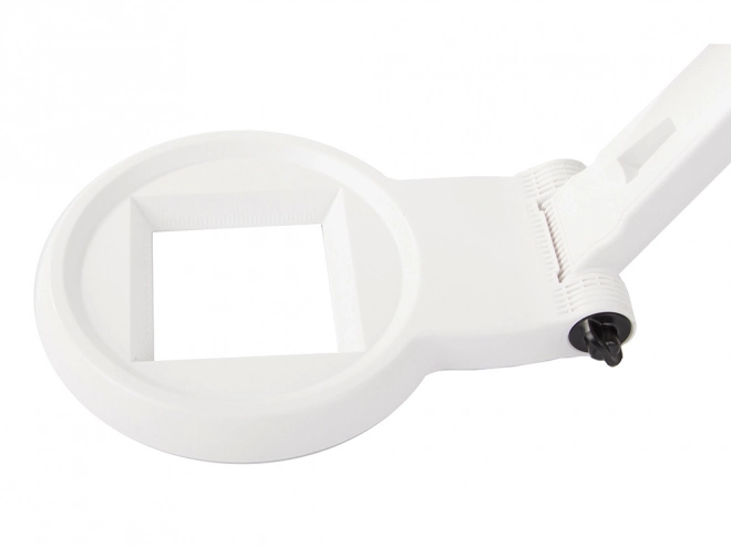 Desktop magnifying glass for jewelers with LED lighting and USB power