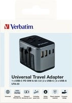 Universal Travel Adapter and Charger Verbatim