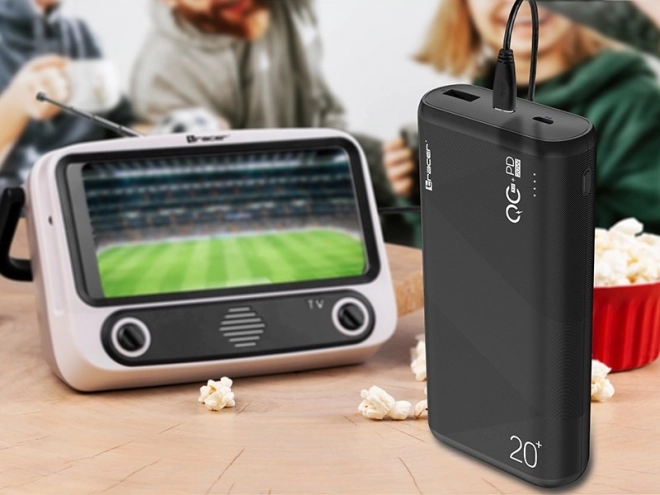 Power Bank Amos 20000mAh QC3.0-PD20W Black