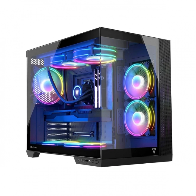 Volcano Panorama ATX Case with ARGB Fans