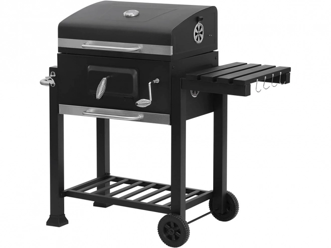 Garden Charcoal Grill with Two Grates and Thermometer