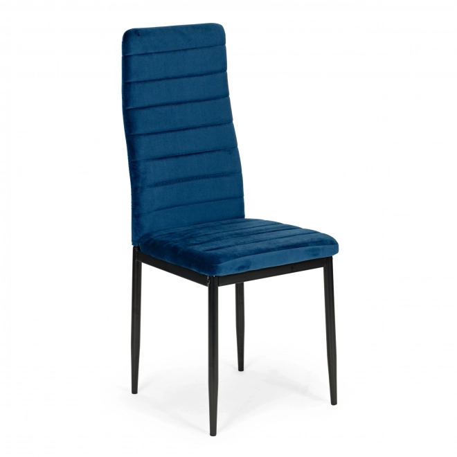 Velvet Blue Dining Chairs - Set of 4