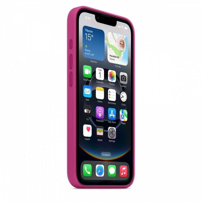 Silicone Case for iPhone - Vivid Pink