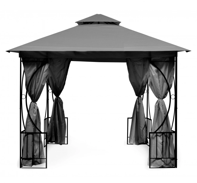 Garden Pavilion Tent 2-in-1 Walls Mosquito Net 3x3