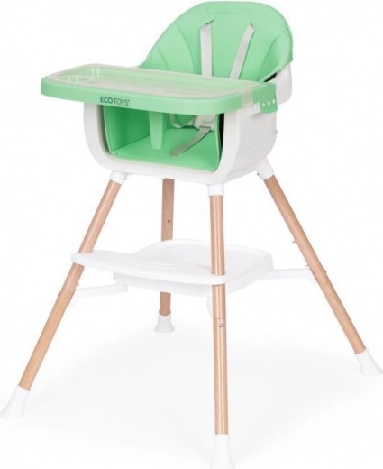 2 in 1: seggiolone alto e rialzo da viaggio