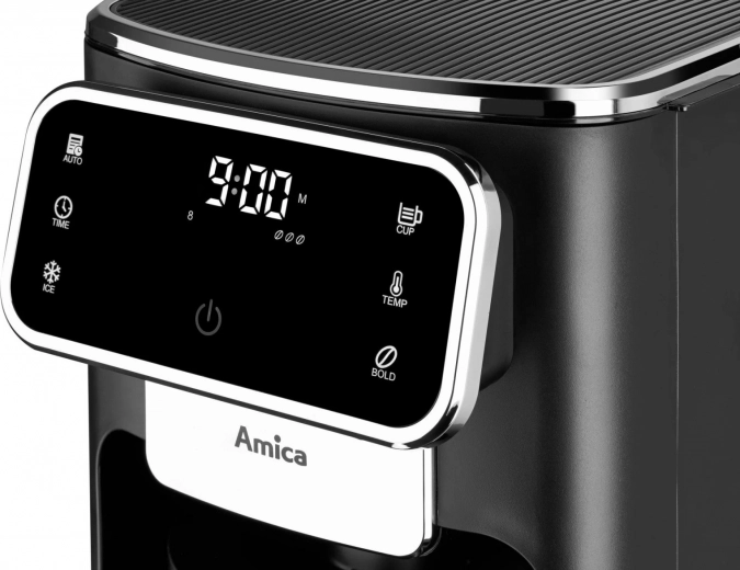 Pannello touch e chiare icone LED