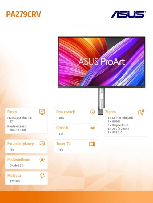 27 Inch Monitor with Advanced Connectivity