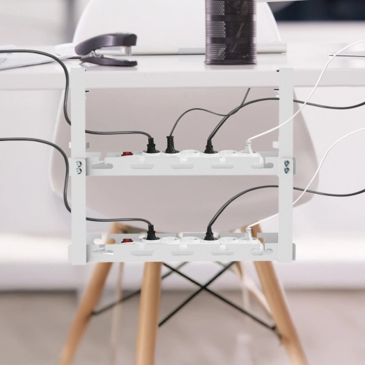 Zweistöckige Kapazität für mehr Geräte