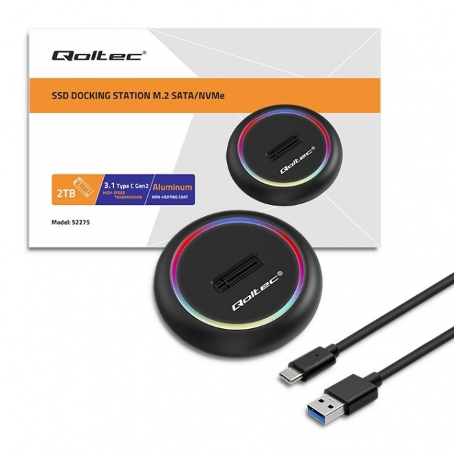 SSD Docking Station with RGB LED