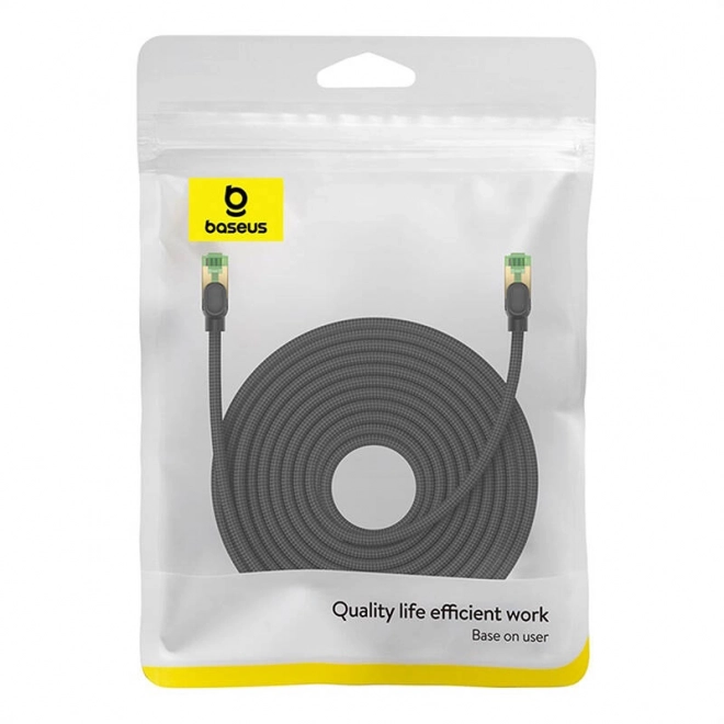 Cavo Ethernet RJ45 Cat.8 Baseus intrecciato 20 m nero