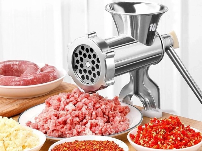 Manual Meat Grinder and Sausage Stuffer