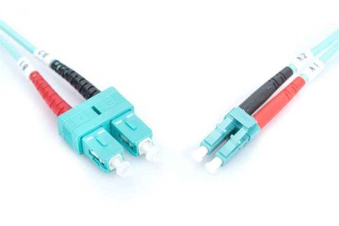 Fiber Optic Patchcord LC-SC OM3 Duplex 1m