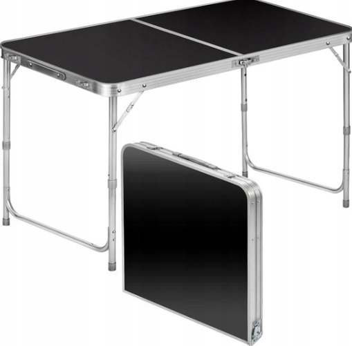 Faltbarer Campingtisch mit verstellbarer Höhe 120x60 cm
