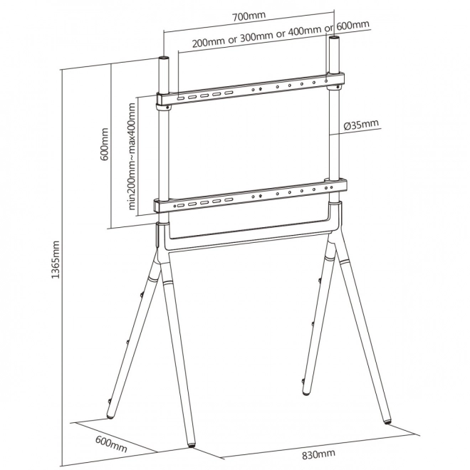 Elegant walnut tv stand 49-70 inches
